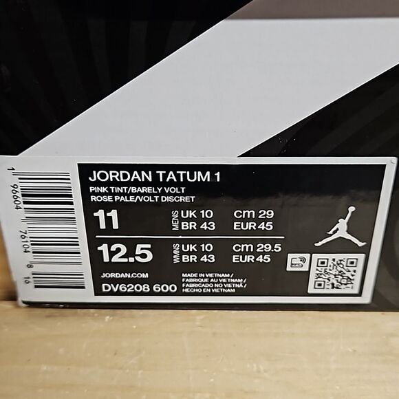 Jordan Tatum 1 Pink Lemonade Mens Basketball Shoe Sneaker DV6208-600 Jayson - Picture 10 of 13